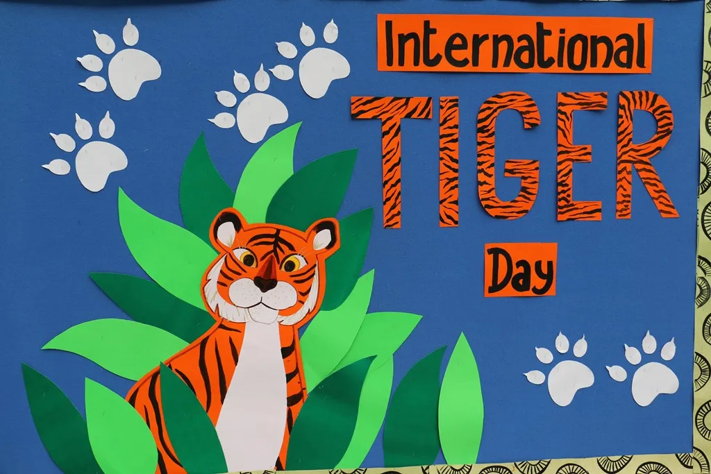 International Tiger Day 2026 Grade 1 2 Students Pic 1