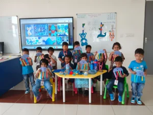 Blue Day Celebration at NPS K.R. Puram!